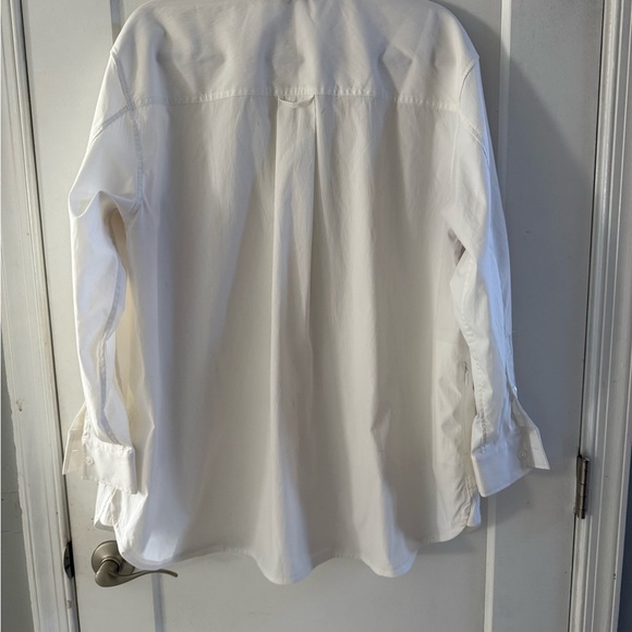 Athleta White Button-Up Blouse - Picture 3 of 5